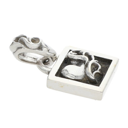 Chrome Hearts Framed Heart 925 Silver Charm Size ONE SIZE