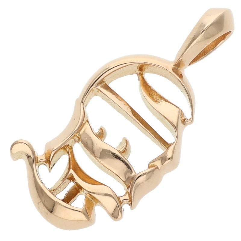 Chrome Hearts CH Logo 22K Yellow Gold Charm