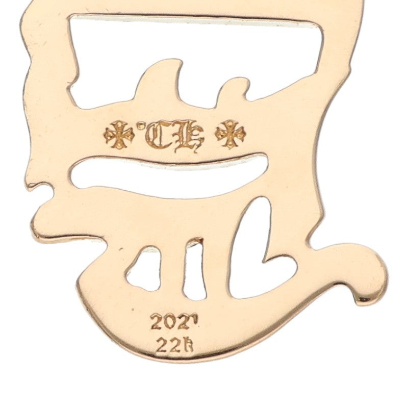 Chrome Hearts CH Logo 22K Yellow Gold Charm
