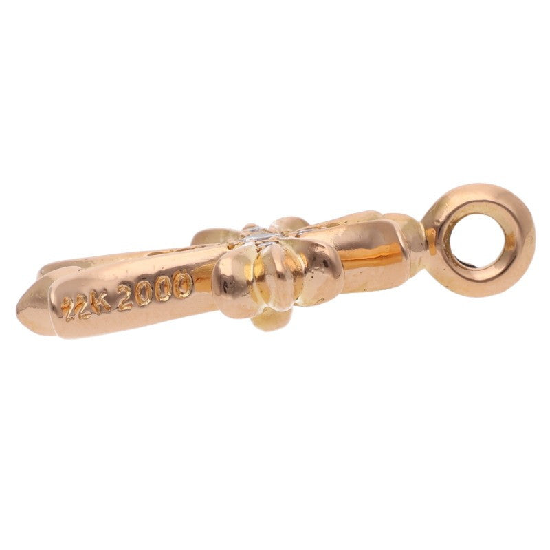 Chrome Hearts Tiny Fat Cross Pave Diamond 22K Size ONE SIZE