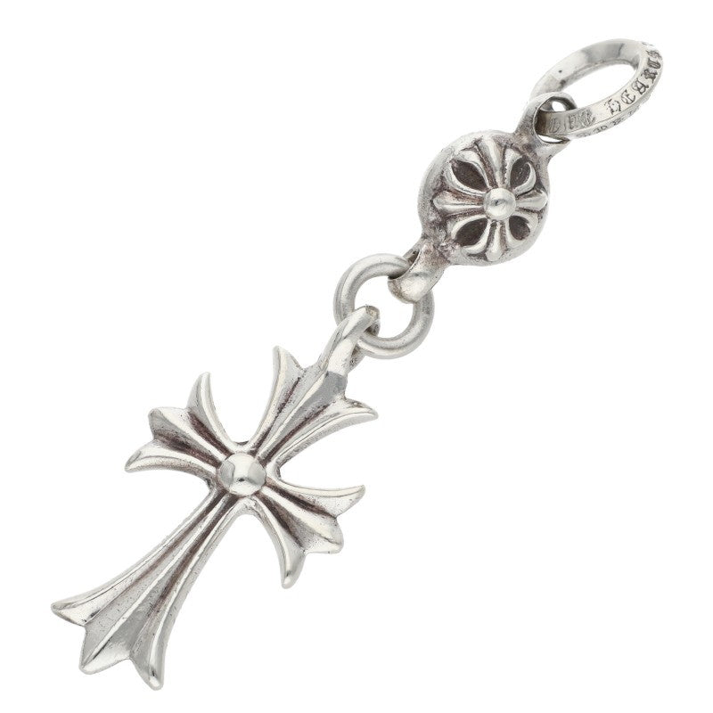 Chrome Hearts 1 Ball Tiny CH Cross 925 Silver