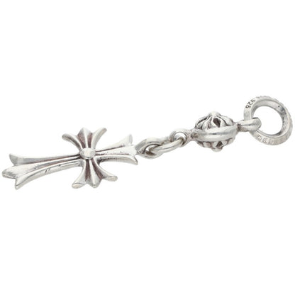 Chrome Hearts 1 Ball Tiny CH Cross 925 Silver