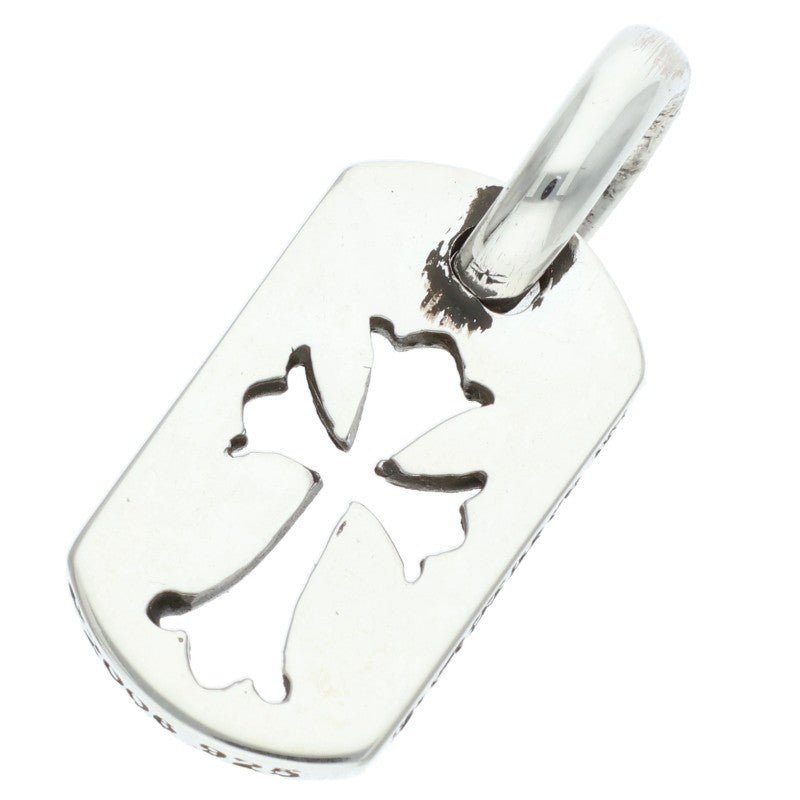 Chrome Hearts Tiny Cutout Cross Dog Tag 925 Size ONE SIZE