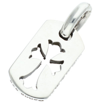 Chrome Hearts Tiny Cutout Cross Dog Tag 925 Size ONE SIZE