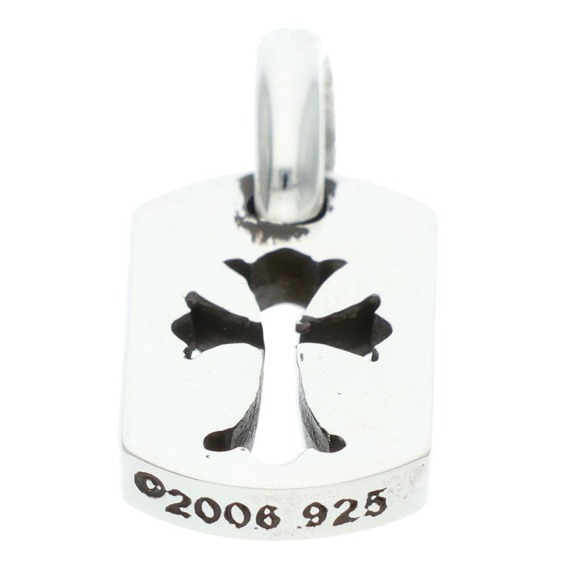 Chrome Hearts Tiny Cutout Cross Dog Tag 925 Size ONE SIZE