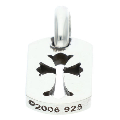 Chrome Hearts Tiny Cutout Cross Dog Tag 925 Size ONE SIZE