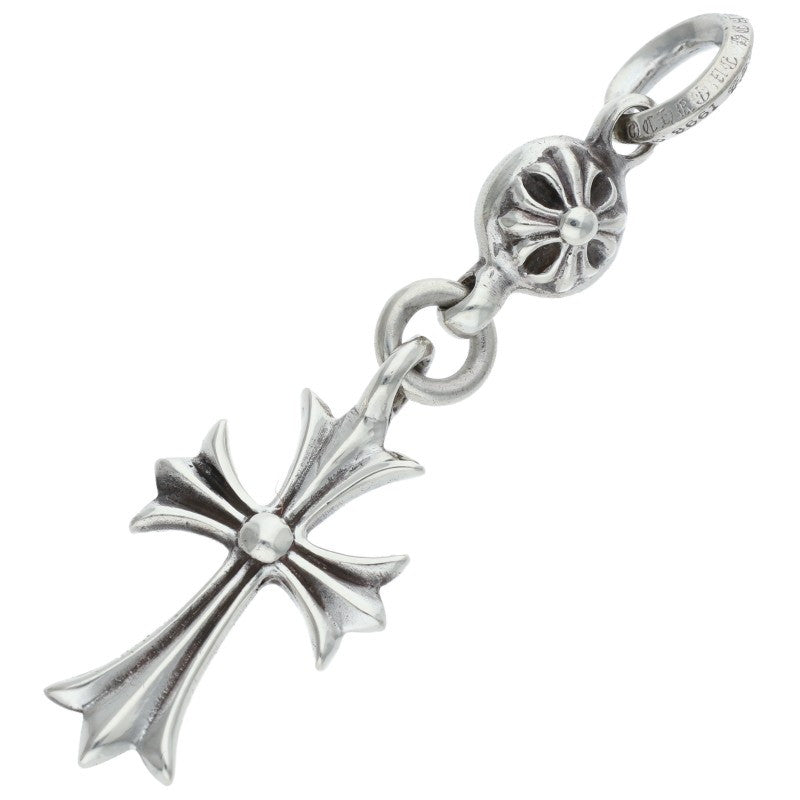 Chrome Hearts 1 Ball Tiny CH Cross 925 Silver