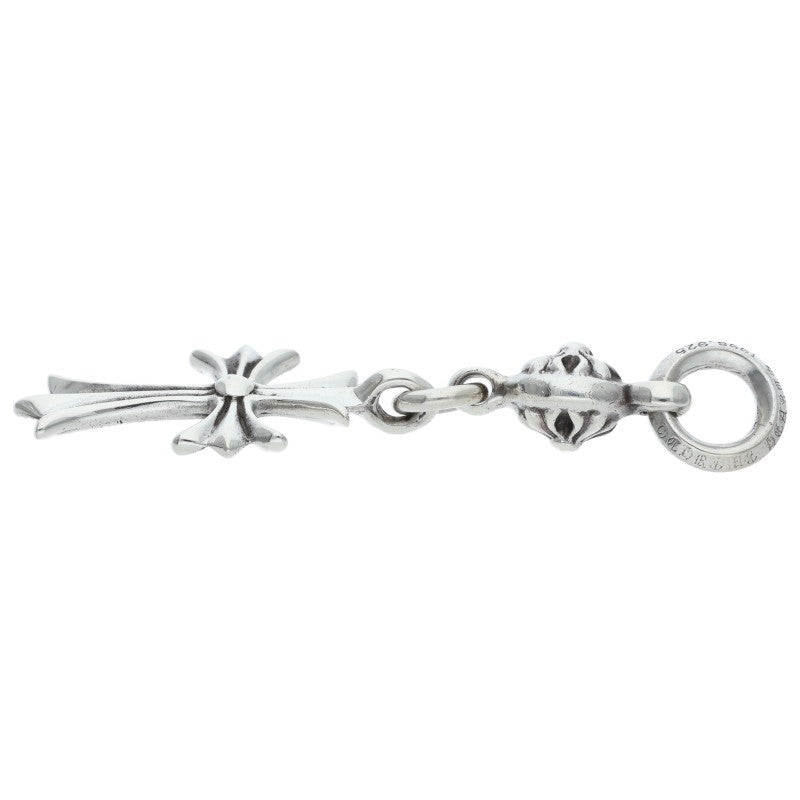 Chrome Hearts 1 Ball Tiny CH Cross 925 Silver