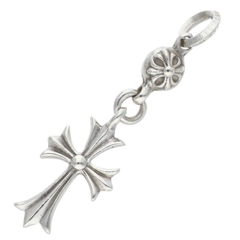 Chrome Hearts 1 Ball Tiny CH Cross Silver