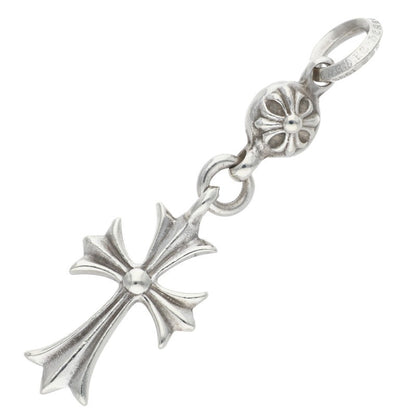 Chrome Hearts 1 Ball Tiny CH Cross Silver