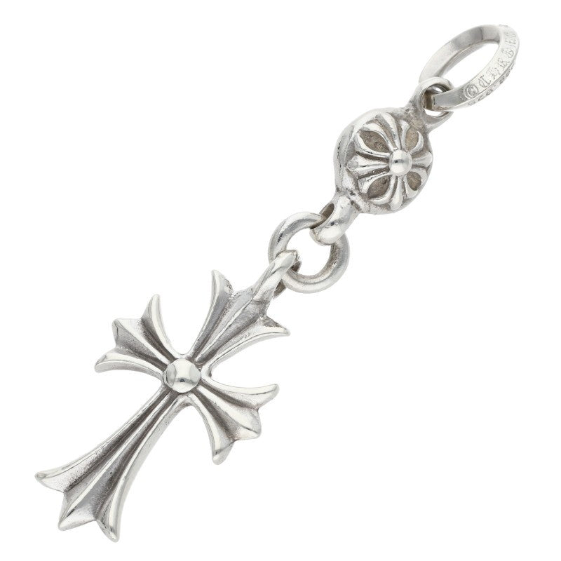 Chrome Hearts 1 Ball Tiny CH Cross Silver
