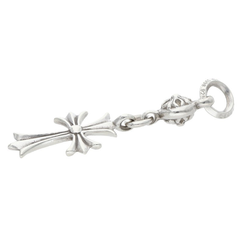 Chrome Hearts 1 Ball Tiny CH Cross Silver