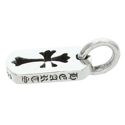 Chrome Hearts 925 Silver Tiny Cutout Cross Dog Size ONE SIZE