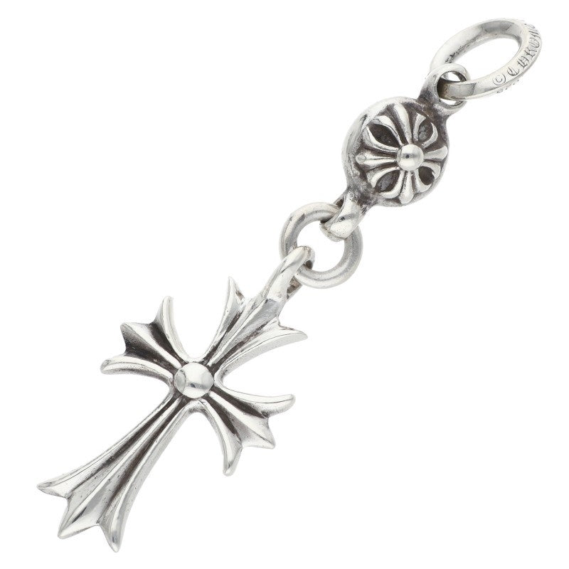 Chrome Hearts 925 Silver 1 Ball Tiny CH Cross
