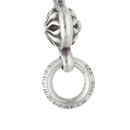 Chrome Hearts 925 Silver 1 Ball Tiny CH Cross