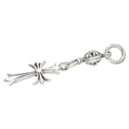 Chrome Hearts 925 Silver 1 Ball Tiny CH Cross