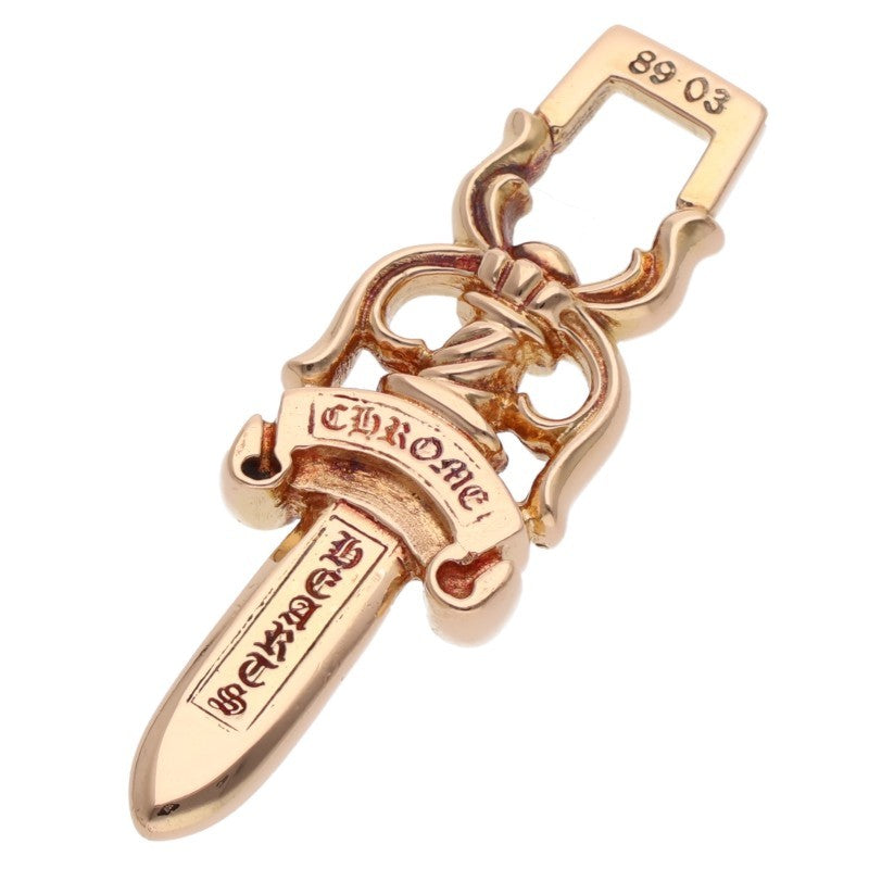 Chrome Hearts 22K Gold #10 Dagger Pave Diamond Size ONE SIZE