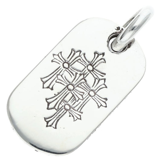 Chrome Hearts 925 Silver Small Dog Tag Pendant Size ONE SIZE