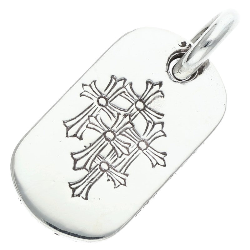 Chrome Hearts 925 Silver Small Dog Tag Pendant