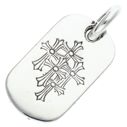 Chrome Hearts 925 Silver Small Dog Tag Pendant