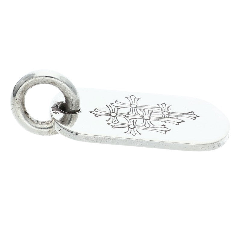 Chrome Hearts 925 Silver Small Dog Tag Pendant