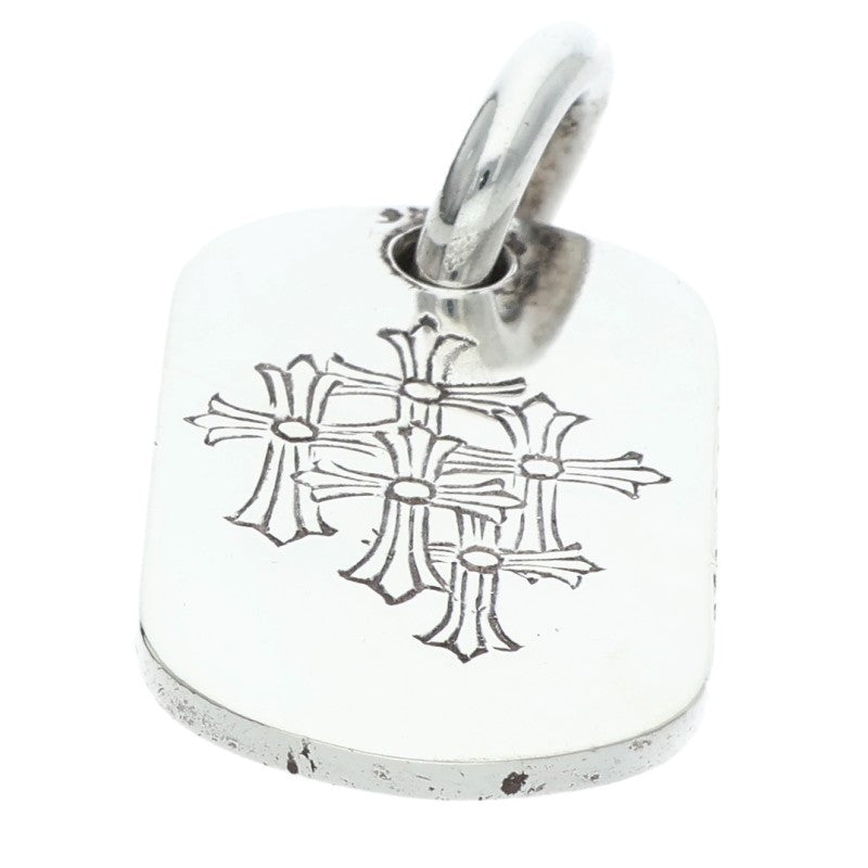 Chrome Hearts 925 Silver Small Dog Tag Pendant