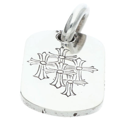 Chrome Hearts 925 Silver Small Dog Tag Pendant