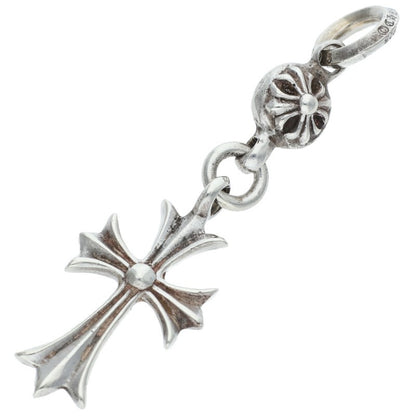 Chrome Hearts 925 Silver 1 Ball Tiny CH Cross Size ONE SIZE