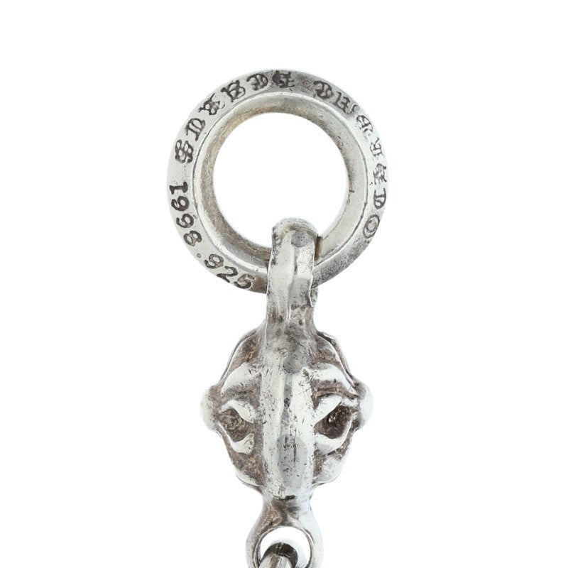 Chrome Hearts 925 Silver 1 Ball Tiny CH Cross Size ONE SIZE