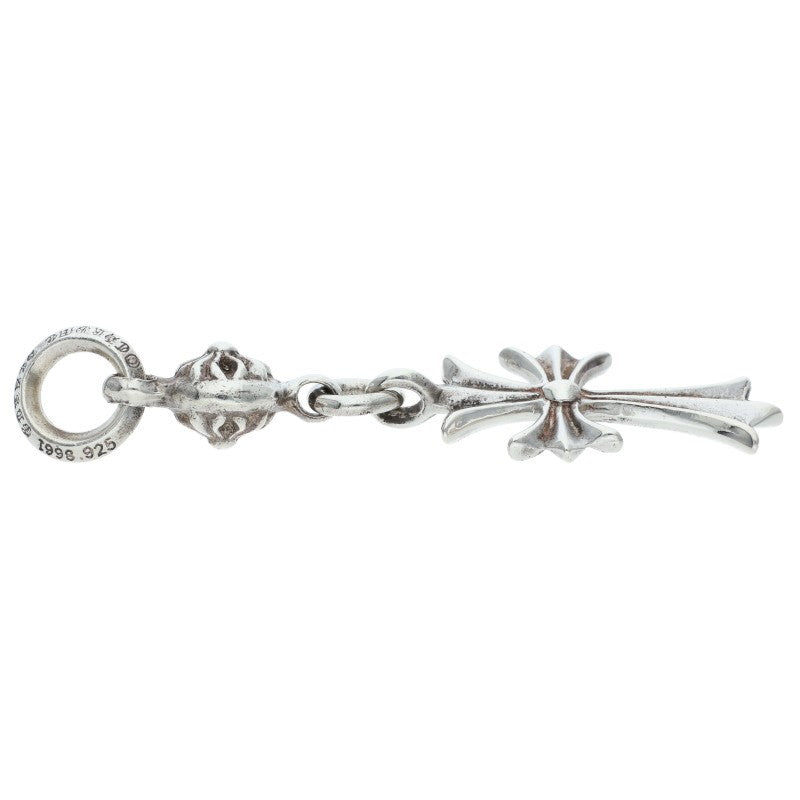 Chrome Hearts 925 Silver 1 Ball Tiny CH Cross Size ONE SIZE