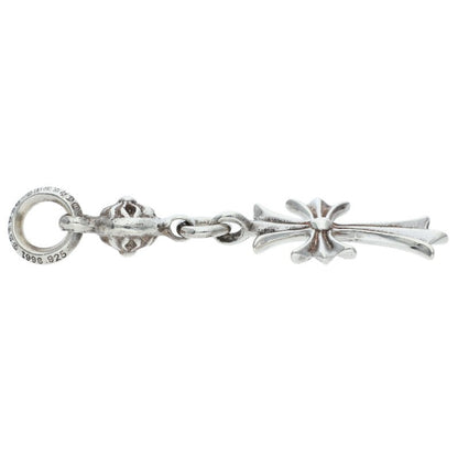 Chrome Hearts 925 Silver 1 Ball Tiny CH Cross Size ONE SIZE