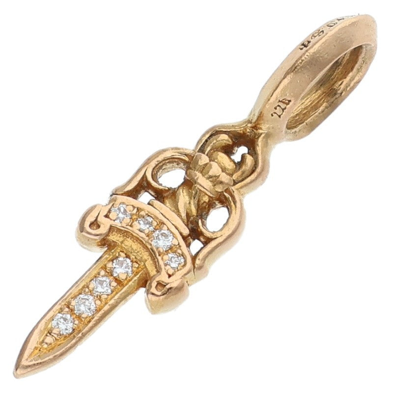 Chrome Hearts 22K Stack Dagger Pave Diamond Size ONE SIZE