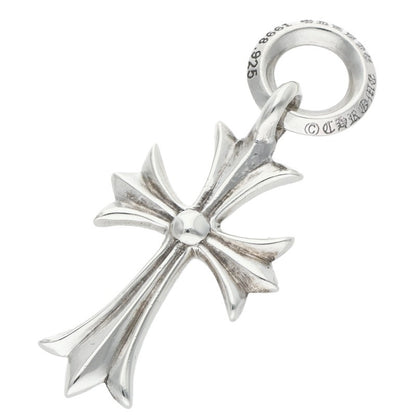 Chrome Hearts Tiny CH Cross Charm, Silver 925