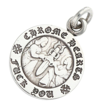 Chrome Hearts Angel Medal Charm V1, Silver 925 Size ONE SIZE