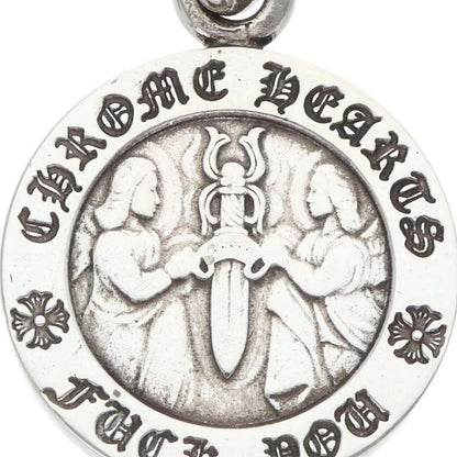 Chrome Hearts Angel Medal Charm V1, Silver 925 Size ONE SIZE