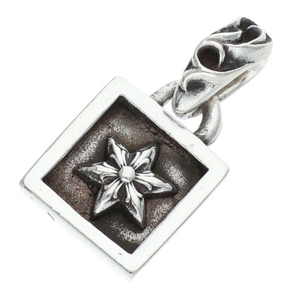 Chrome Hearts Framed Star Charm, Silver 925