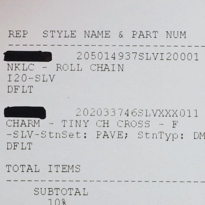 Chrome Hearts Tiny Fat Cross Pave Diamond Size ONE Multi