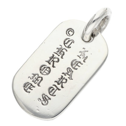 Chrome Hearts Small Dog Tag Pendant, Silver Size ONE SIZE