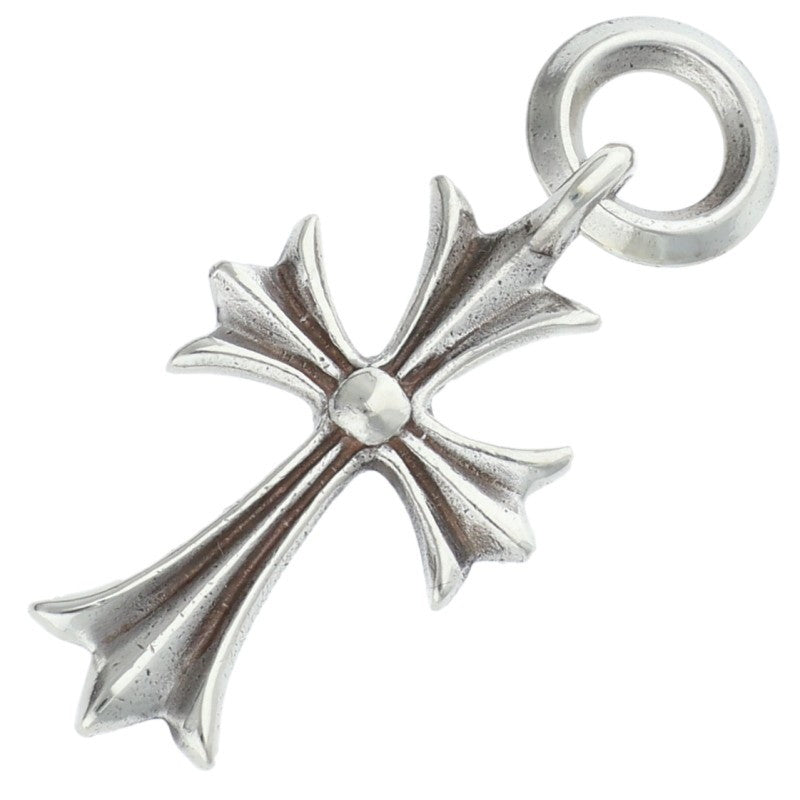 Chrome Hearts Tiny CH Cross Charm, Silver 925 Size ONE SIZE