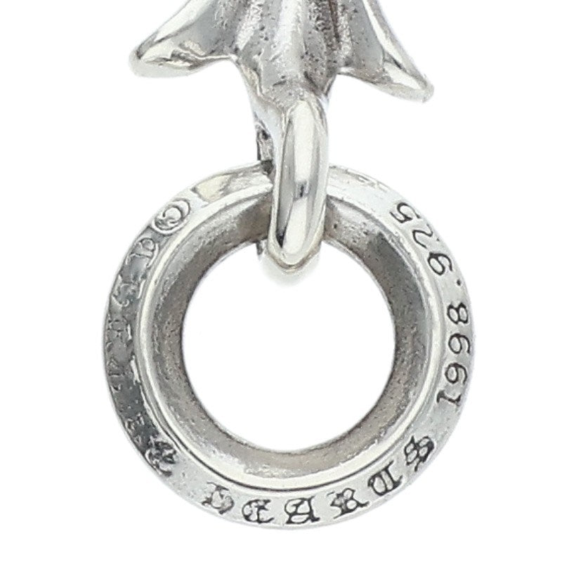 Chrome Hearts Tiny CH Cross Charm, Silver 925 Size ONE SIZE