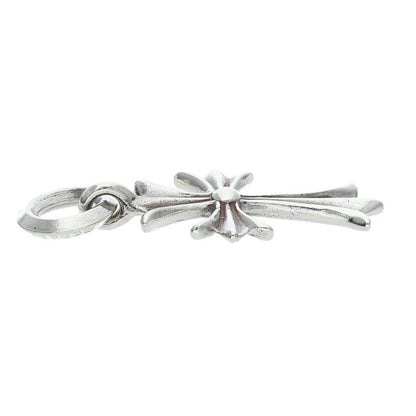 Chrome Hearts Tiny CH Cross Charm, Silver 925 Size ONE SIZE