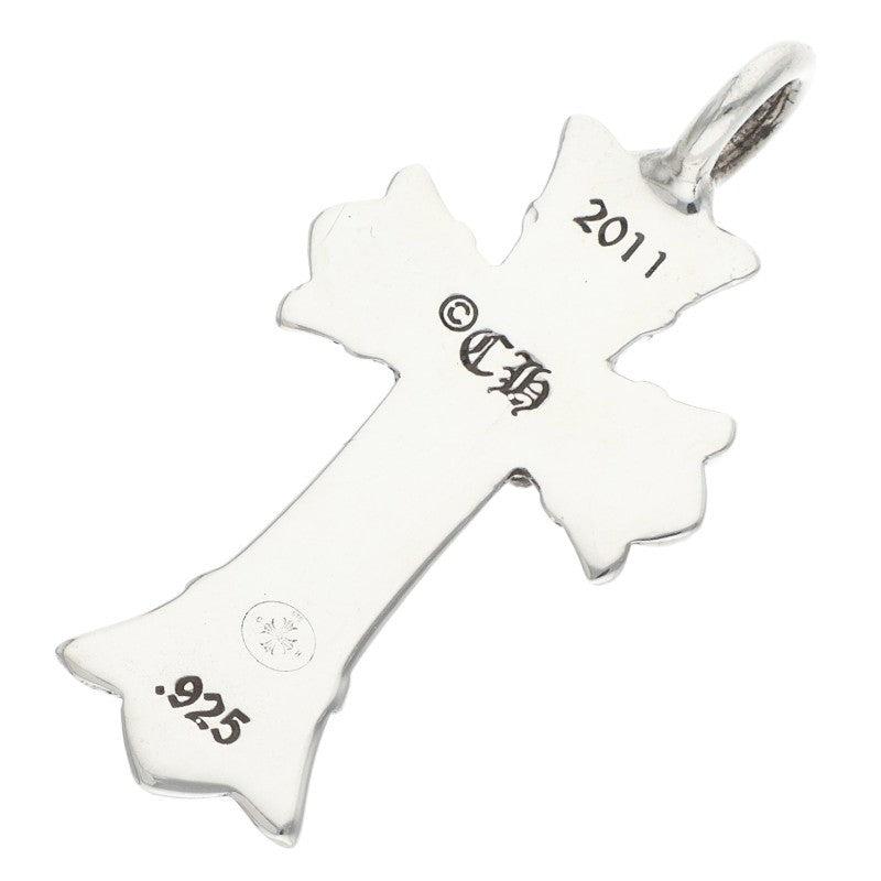 Chrome Hearts Double CH Cross 925 Silver Charm Size ONE SIZE