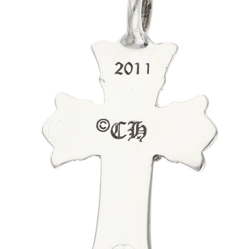Chrome Hearts Double CH Cross 925 Silver Charm Size ONE SIZE