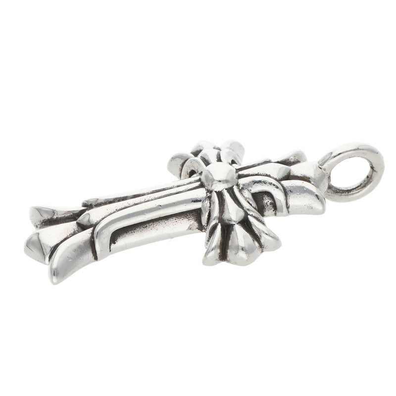 Chrome Hearts Double CH Cross 925 Silver Charm Size ONE SIZE