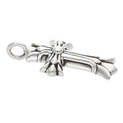 Chrome Hearts Double CH Cross 925 Silver Charm Size ONE SIZE