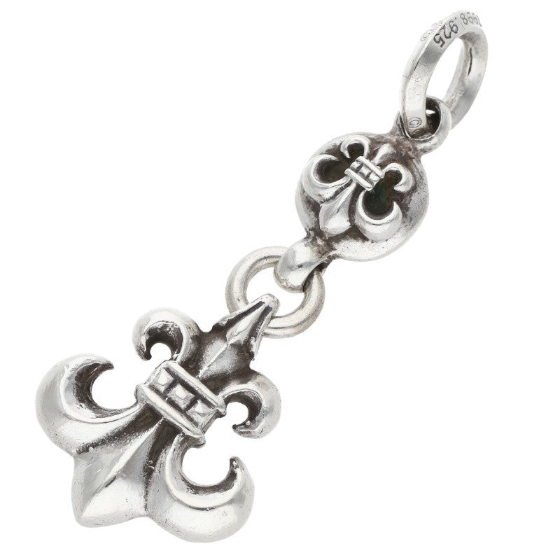 Chrome Hearts 1 Ball BS Fleur Charm Silver