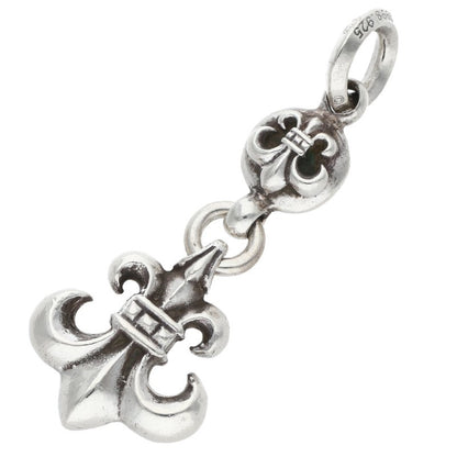 Chrome Hearts 1 Ball BS Fleur Charm Silver