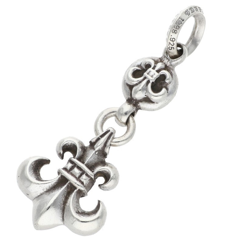 Chrome Hearts 1 Ball BS Fleur Charm Silver