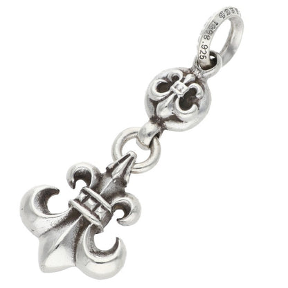 Chrome Hearts 1 Ball BS Fleur Charm Silver