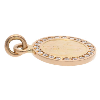 Chrome Hearts 22K Angel Medal Pave Diamond